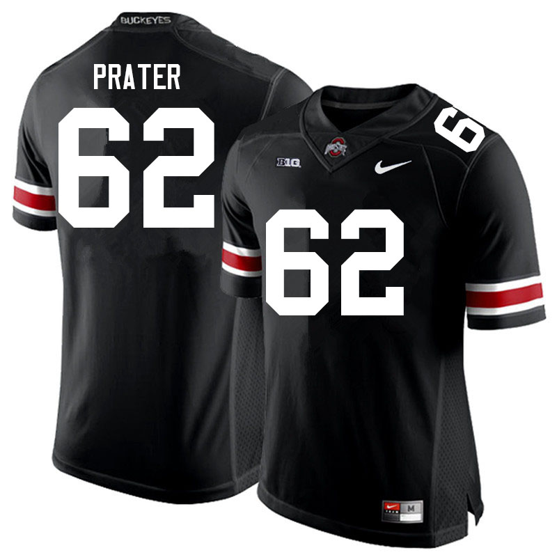 Men #62 Bryce Prater Ohio State Buckeyes College Football Jerseys Sale-Black